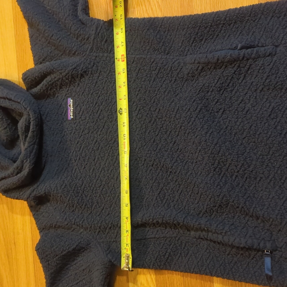 Patagonia Diamond Capra Small Fleece Hoody Navy Blue Women’s EUC - Picture 6 of 11